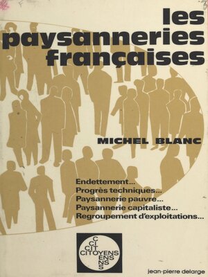 cover image of Les paysanneries françaises